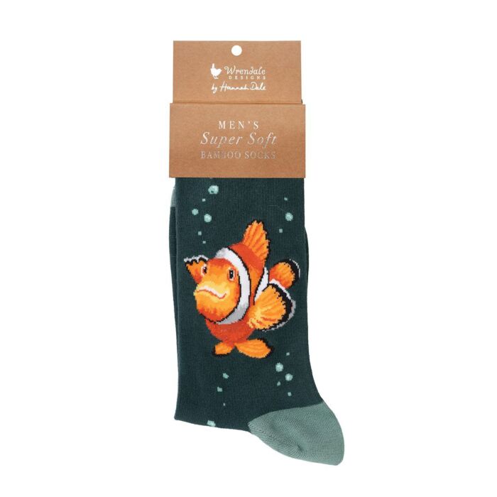 Wrendale Designs Clowning Around Fish Men's Socks